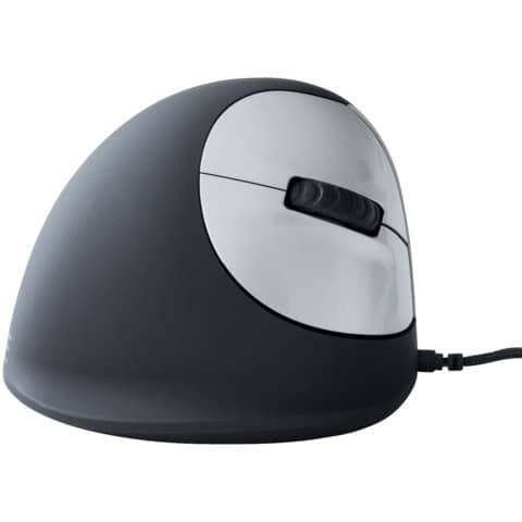 Mouse verticale per destrorsi R-GO Tools laser nero 165-195 mm con cavo RGOHE